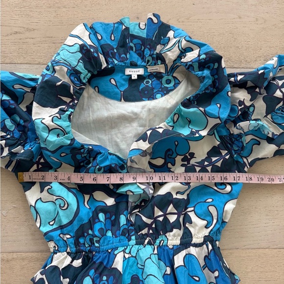 RHODE Valerie dress size M woodstock floral - Picture 9 of 12